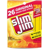 Slim Jim Original Snack Size Stick 0.28 oz Meat Snacks 26 Count Box