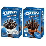 OREO Wafer Roll Variety Pack Set of 2 Chocoloate and Vanilla 1.9oz