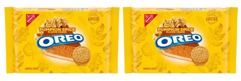 OREO Pumpkin Spice Sandwich Cookies 10.68 oz 2 Pack