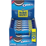 OREO Chocolate Sandwich Cookies Original Flavor 10 King Size Snack Packs