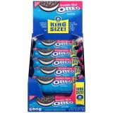 OREO King Size Double Stuf Cookies - 8 Cookies Per Pack - 10 Per Box - 2 Packs