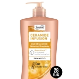 Suave Ceramide Infusion Age Brilliance Shampoo Pump Strengthening 28 fl oz