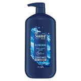 Suave Men Refreshing Face and Body Wash 30 oz