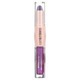 Hard Candy Glitteratzi Lip Duo 2in1 Glitter Lipstick & High-Shine Gloss Duo Brilliant Berry Sparkling Purple