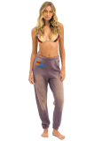 AVİATOR NATİON VINTAGE LOGO SWEATPANTS - FADED MOCHA