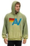 AVİATOR NATİON VINTAGE LOGO RELAXED PULLOVER HOODIE - FADED ARMY