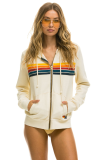 AVİATOR NATİON 5 STRIPE HOODIE - VINTAGE WHITE