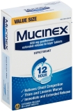 Mucinex 12 Hour Chest Congestion Expectorant Tablets 68 ea Pack of 3