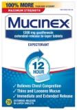 Mucinex 12 Hour Max Strength Chest Congestion Expectorant Tablets 28 ea for Fast Relief