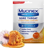 Mucinex InstaSoothe Sore Throat Soothing Comfort Honey Echinacea 36 40 ct Pack of 2