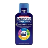 Mucinex Fast Max Night Time Cold Flu Liquid 6 Oz