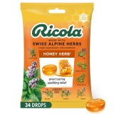 Ricola Honey Herb Soothing Cough Drops Throat Relief Cough Suppressant 24 Count