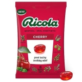 Ricola Cherry Throat Drops 45 Count for Soothing Relief