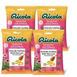 Ricola Honey Lemon with Echinacea Herbal Cough Suppressant Throat Drops 19ct Bag Pack of 4