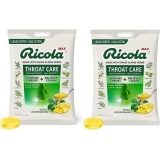 Ricola Max Throat Care Cool Peppermint Cough Suppressant Drops 34 Count Pack of 2