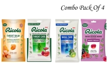 Ricola Cough Suppressant Drops Variety Pack - 4 Unique Flavors for Throat Relief