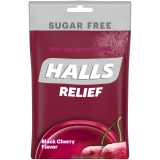 HALLS Relief Black Cherry Sugar Free Cough Drops 25 Drops