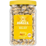 HALLS Relief Honey Lemon Cough Drops 250 Bulk Drops for Cough