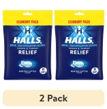 HALLS Relief Mentho-Lyptus Cough Drops 2 Pack Economy Pack 80 Drops