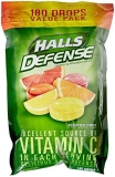 HALLS Defense Assorted Citrus Drops 180 Count
