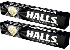 HALLS  Extra Strong Forte Menthol Throat Drops Level 5 Two Packs of 10 Drops 20 Total Drops