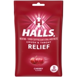 HALLS Relief Cherry Cough Drops 30 Drops -4 Pack