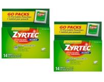 Zyrtec Allergy 10mg Tablets Blister Pack Pack of 2