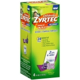 Zyrtec 1mg 4 Oz Syrup for Allergies and Hay Fever