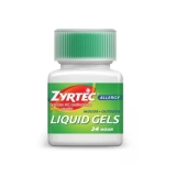 Zyrtec 24 Hour Allergy Relief Cetirizine 10 mg 12 Liquid Capsules 2 Pack