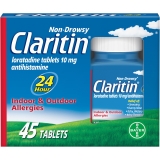 Claritin 24 Hour Allergy Medicine Antihistamine Tablets 10mg 45 Count