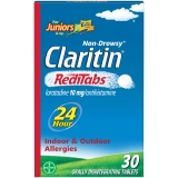Claritin Juniors RediTabs 24 Hour Allergy Medicine Loratadine 10 mg 30 Ct