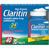 Claritin 24 Hour Non Drowsy Allergy Relief Tablets 10 mg 40 Ct