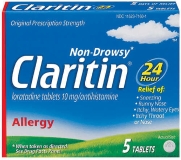 Claritin  24 Hour Non Drowsy Allergy Tablets 5 ea Pack of 3