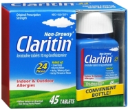 Claritin  24 Hour Allergy Tablets 45 Tablets for Allergy Relief 3 Pack