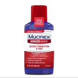 Mucinex Sinus-Max Severe Congestion Relief Liquid 6 oz Pack of 4