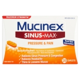Mucinex Sinus Max Pressure Pain Ages 12 Plus Caplets 20 Count