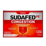Sudafed PE Maximum Strength Congestion Sinus Relief Pills 2 Pack 36