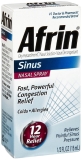 Afrin Sinus Nasal Spray 0.50 oz Pack of 3 for Congestion Relief