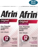 Afrin Original Max Strength 12H Nasal Congestion Relief Spray Bundle - 30ml & 15ml
