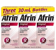 Afrin Original Maximum Strength 12 Hour Nasal Congestion Relief Spray 90 Ml for Fast Relief