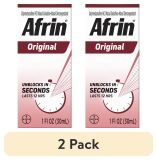Afrin Original 2 Pack 12 Hour Nasal Congestion Relief Spray 30 ml