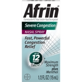 Afrin 12Hr Severe Congestion Maximum Strength Nasal Spray 0.5oz 6 Pack