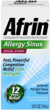 Afrin Allergy Sinus Nasal Spray 0.50 oz 6 Pack - Fast Relief