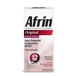 Afrin Nasal Decongestant 12 Hour Relief Spray Original Pack of 6