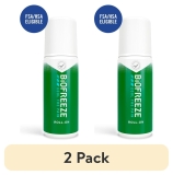 Biofreeze Pain Relief Roll-On (2 Pack) for Back Knee Muscle Joint Arthritis, Menthol 2.5 oz