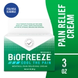 Biofreeze Pain Relief Cream for Back Knee Muscle Joint Arthritis Relief Menthol 3 oz
