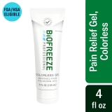 Biofreeze Professional Menthol Pain Relieving Gel Colorless 4 FL OZ