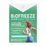 Biofreeze Pain Relieving Patch Pain Relief 2 Sizes Extra Large 4 Ea Pack