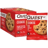 Quest Peanut Butter Chocolate Chip Protein Cookie 16g Protein 12 Count
