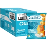 Quest Original Style Protein Chips Cheddar Sour Cream 19g of Protein 8 Pack